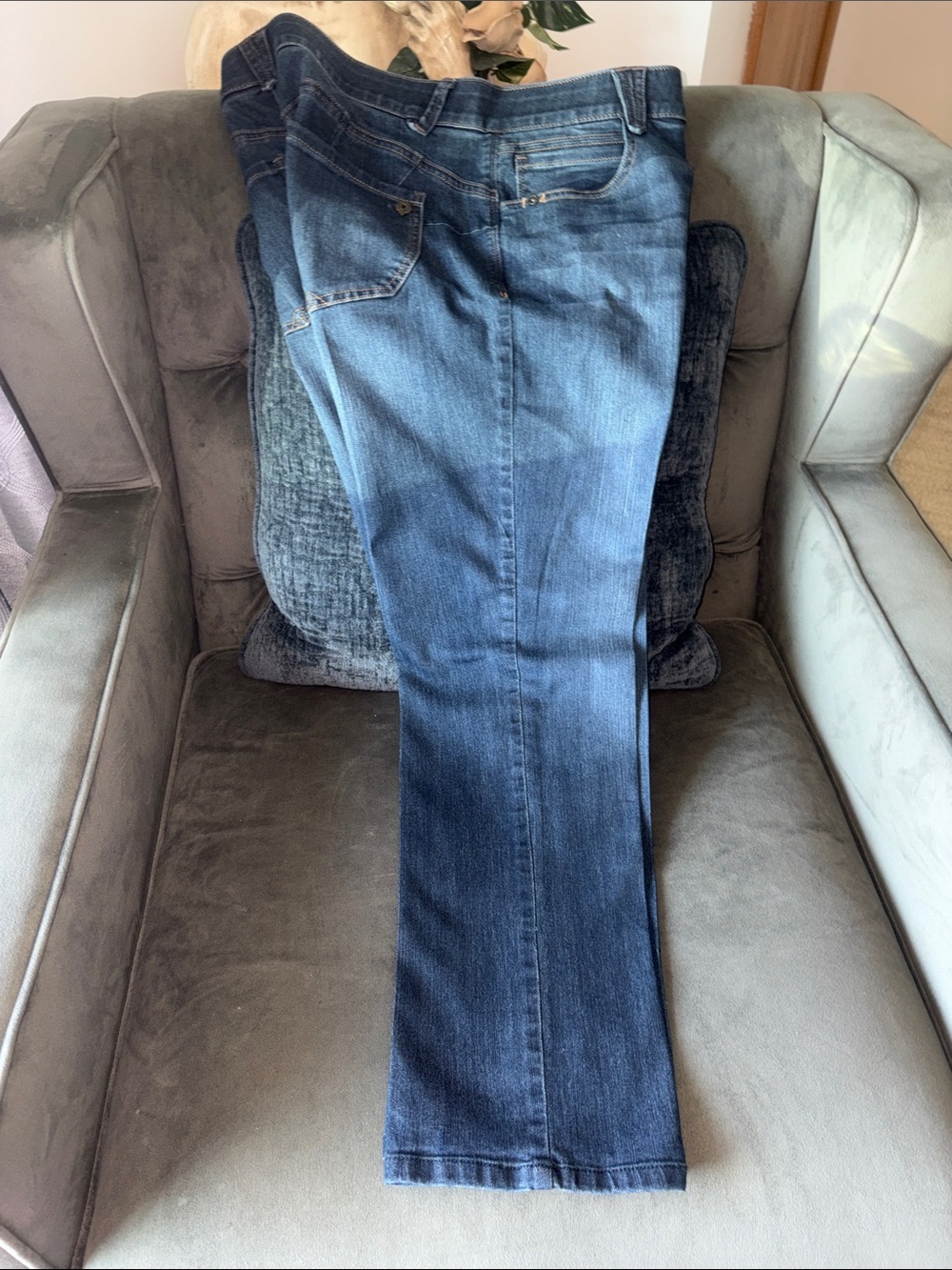 Democracy Women's Dark Blue Bootcut Jeans
